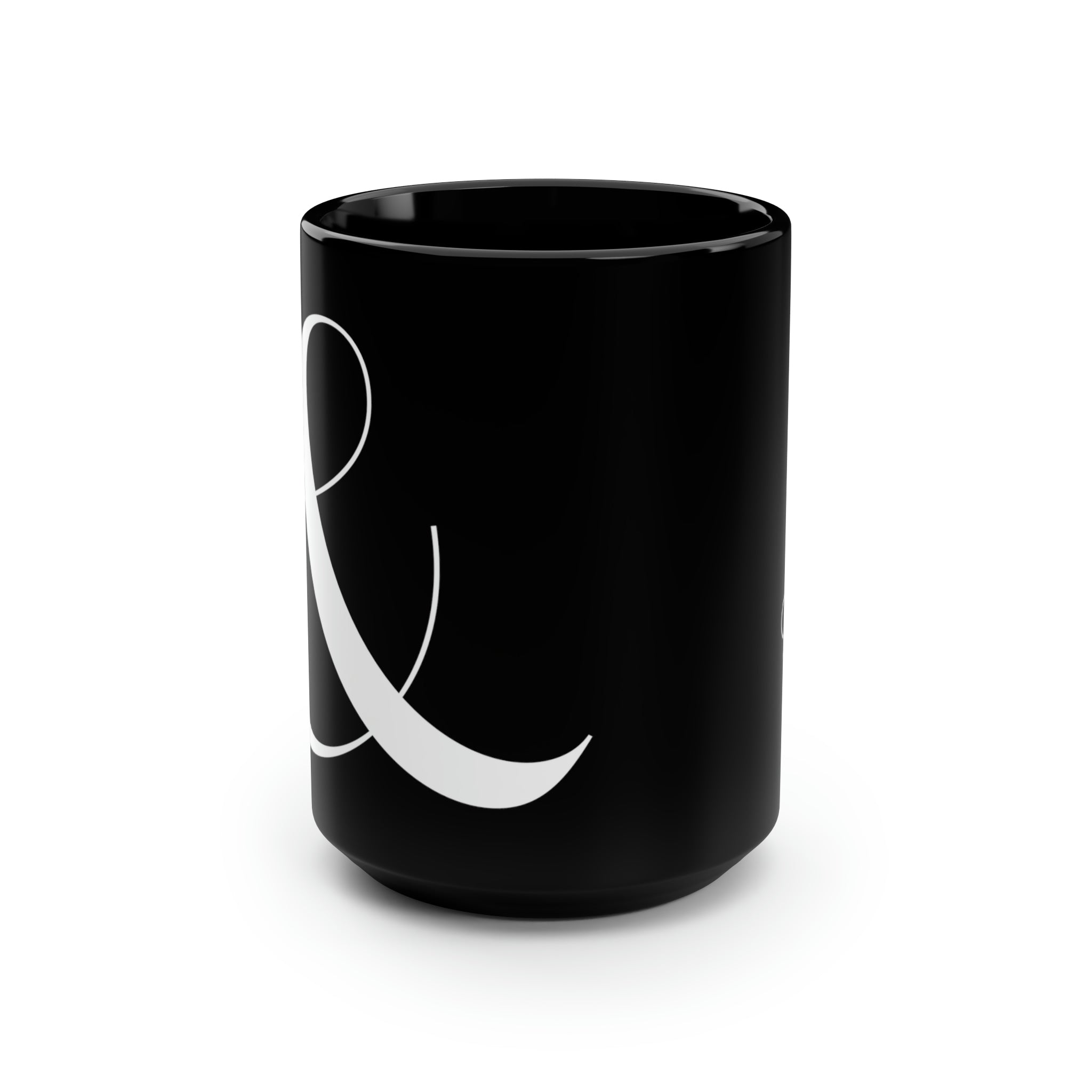 Lust Sans Ampersand Black Mug, 15oz
